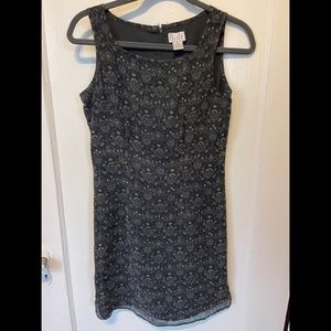 LOFT Charcoal Shift Dress